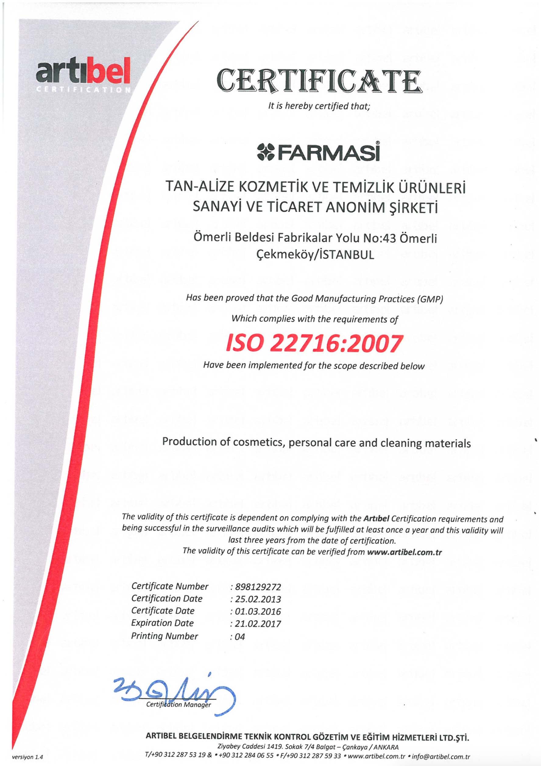 ISO22716